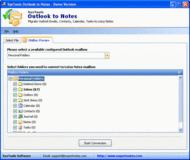 Migrate Outlook to Lotus Notes screenshot